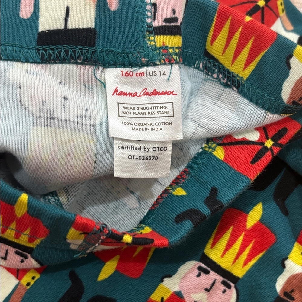 Hanna Andersson Kids Size 14 Nutcracker Pajama Bottoms - Picture 2 of 3